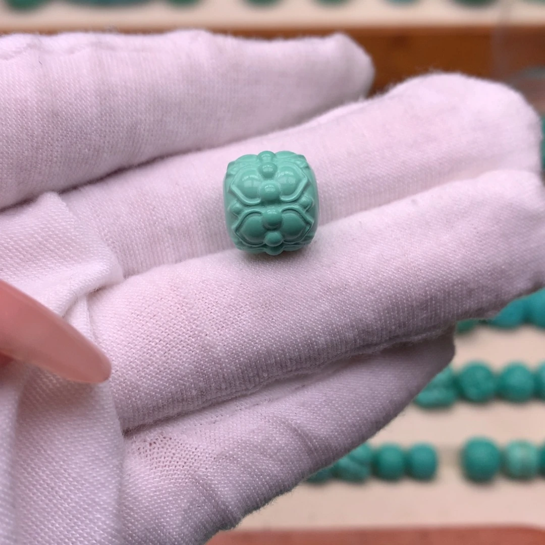 手工精工雕刻莲花卡12+