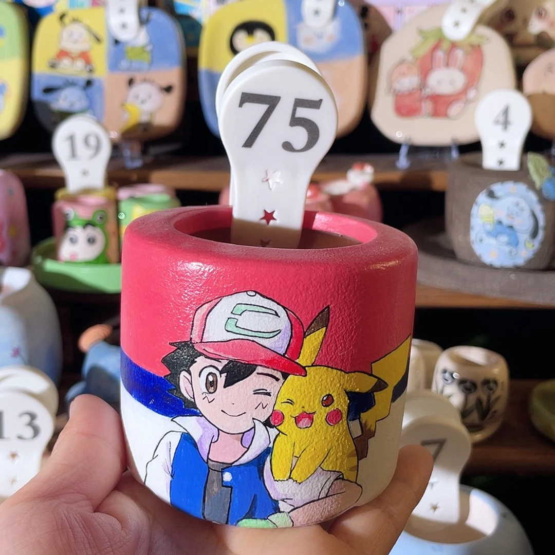 75…..手工手绘花盆