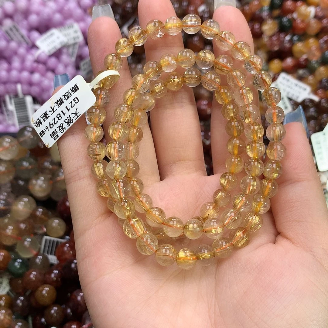 水晶手链未镶嵌，