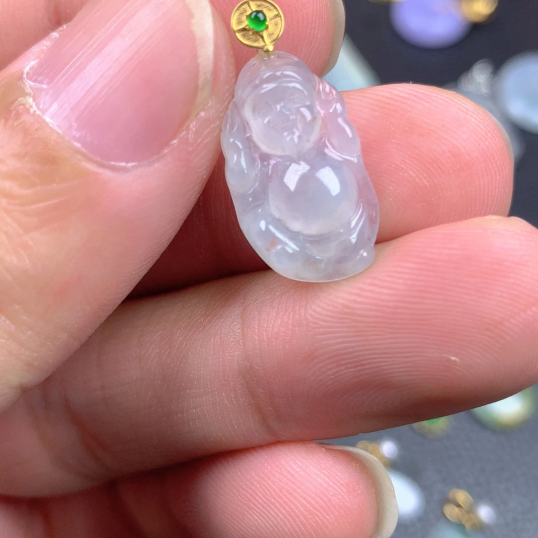 【闪购商品】翡翠18K金镶嵌颈饰翡翠