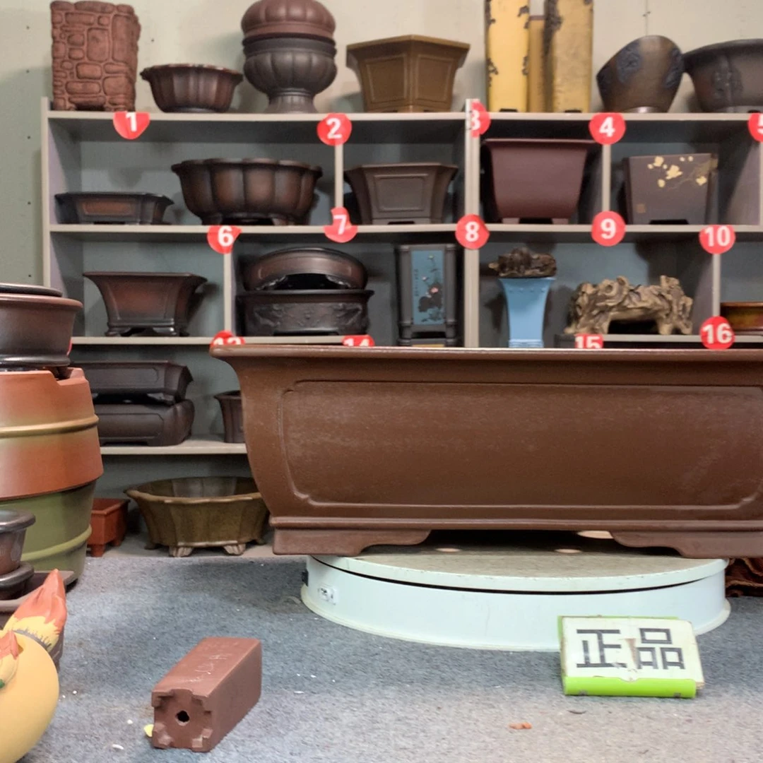 宜兴紫砂花盆精品