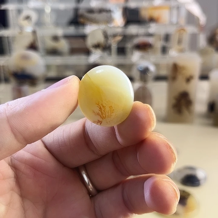 玛瑙/玉髓吊坠(不含链)未镶嵌小*饼