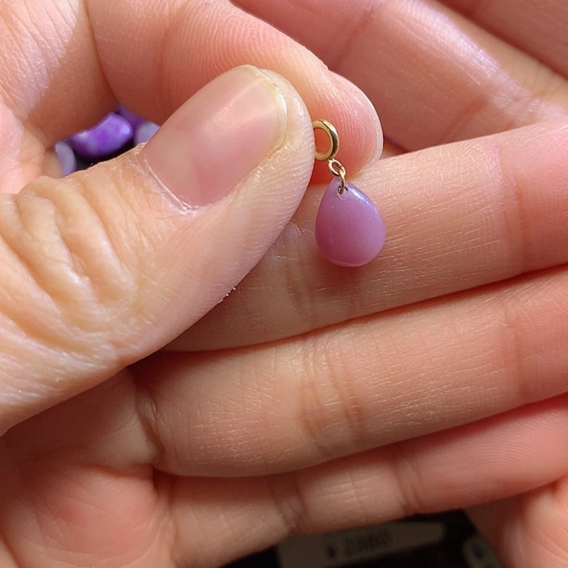 【闪购商品】苏纪石（舒俱来）吊坠18K金镶嵌旺**饼