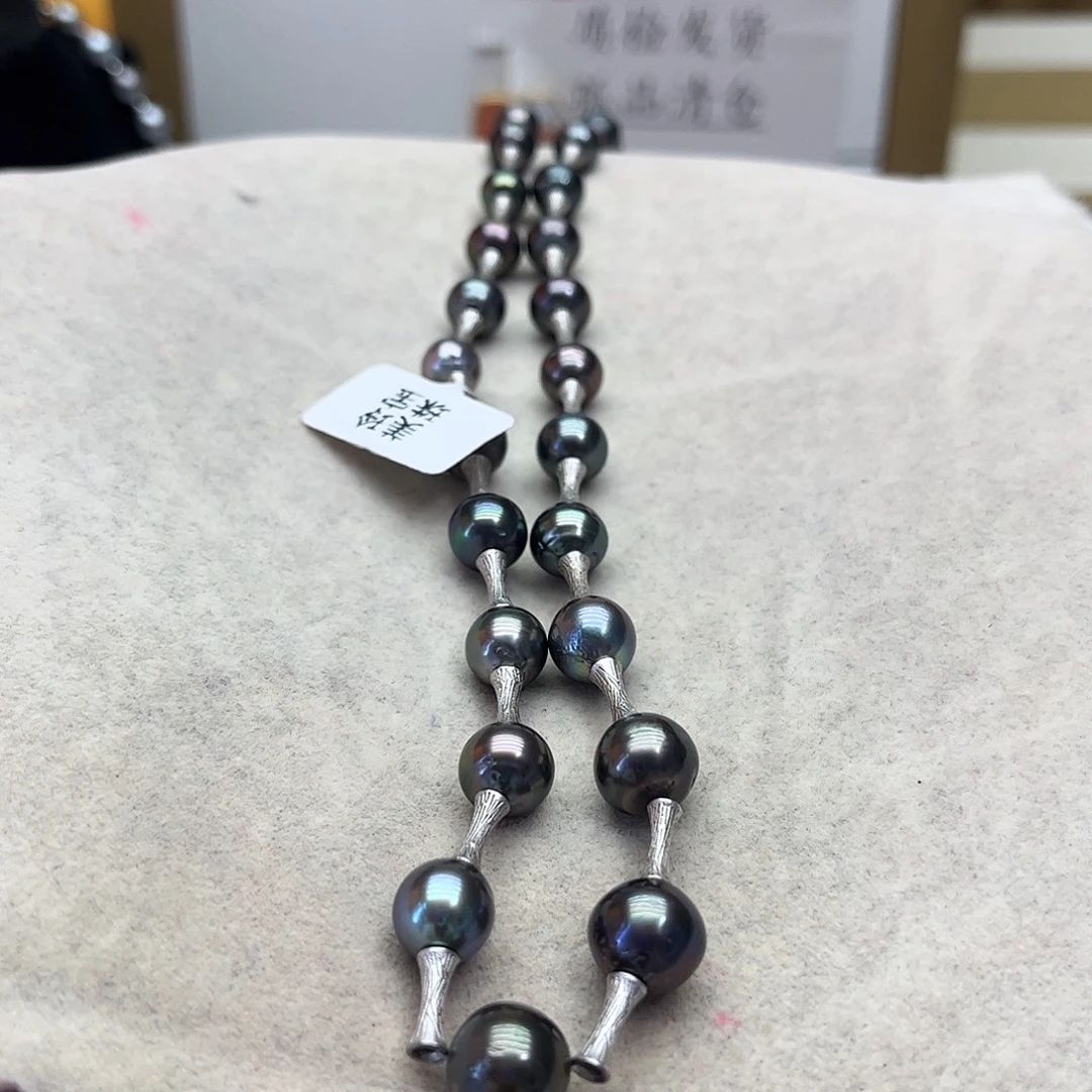 颈饰银S925镶嵌海水珍珠