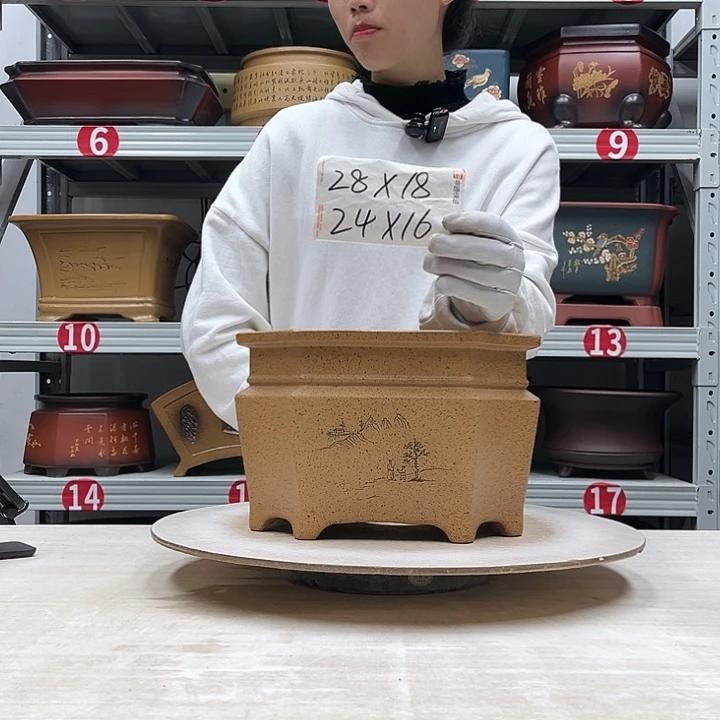 紫砂花盆紫砂花盆