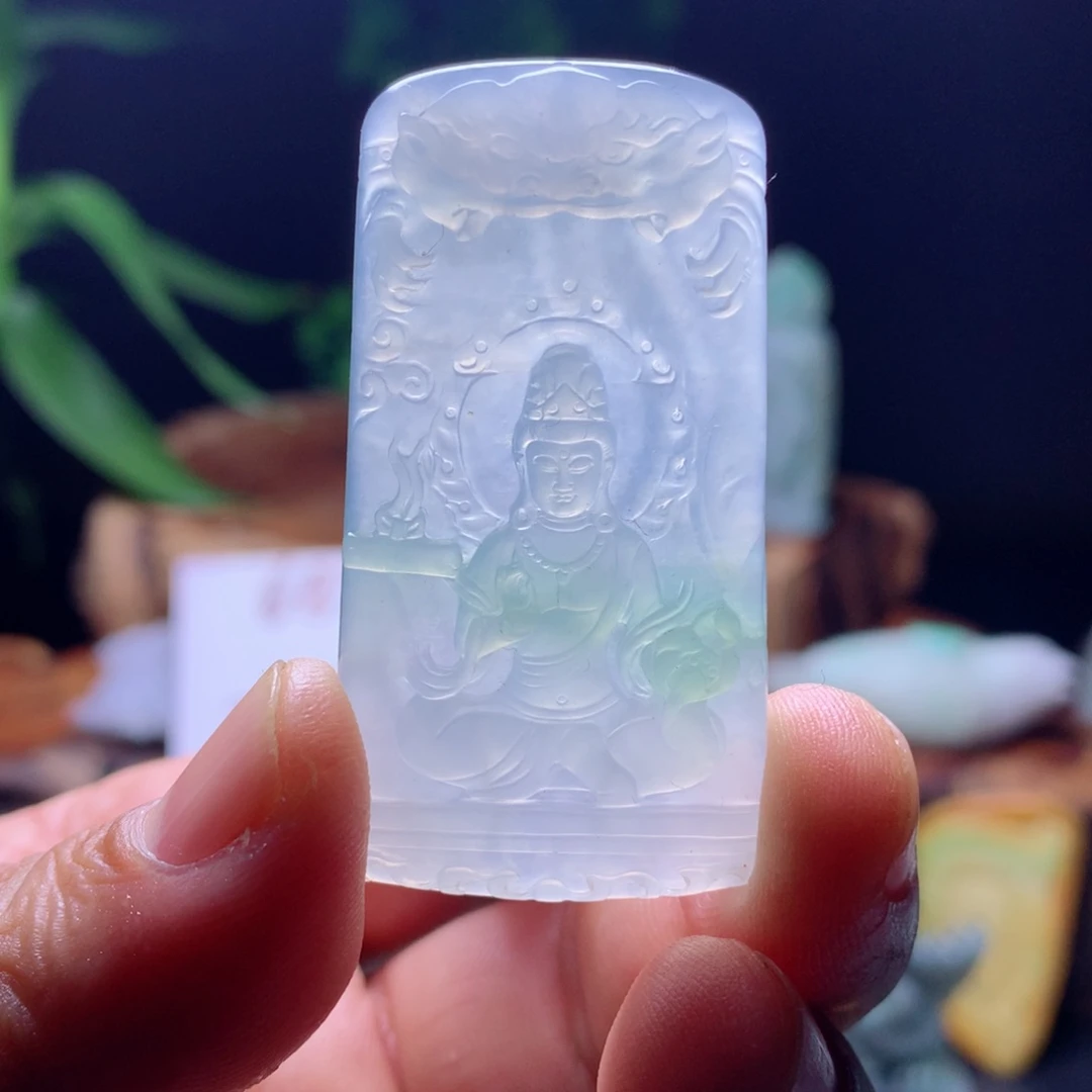 定制翡翠未镶嵌千**语翡翠