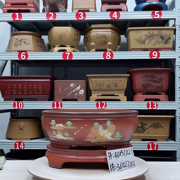 紫砂花盆紫砂花盆