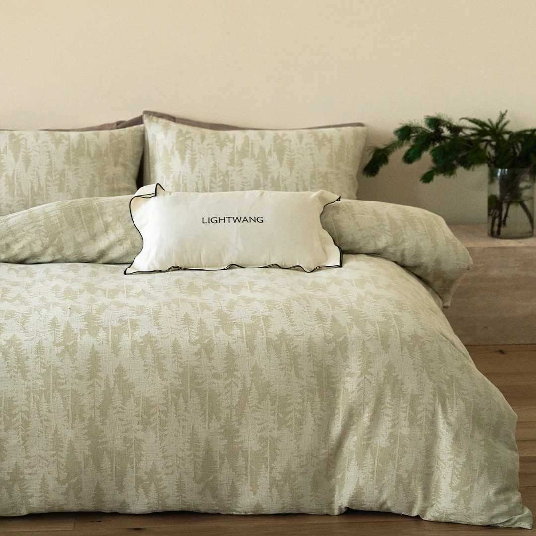 A类棉麻质感丨四件套2025新款床单被套床笠款复古高级感床品