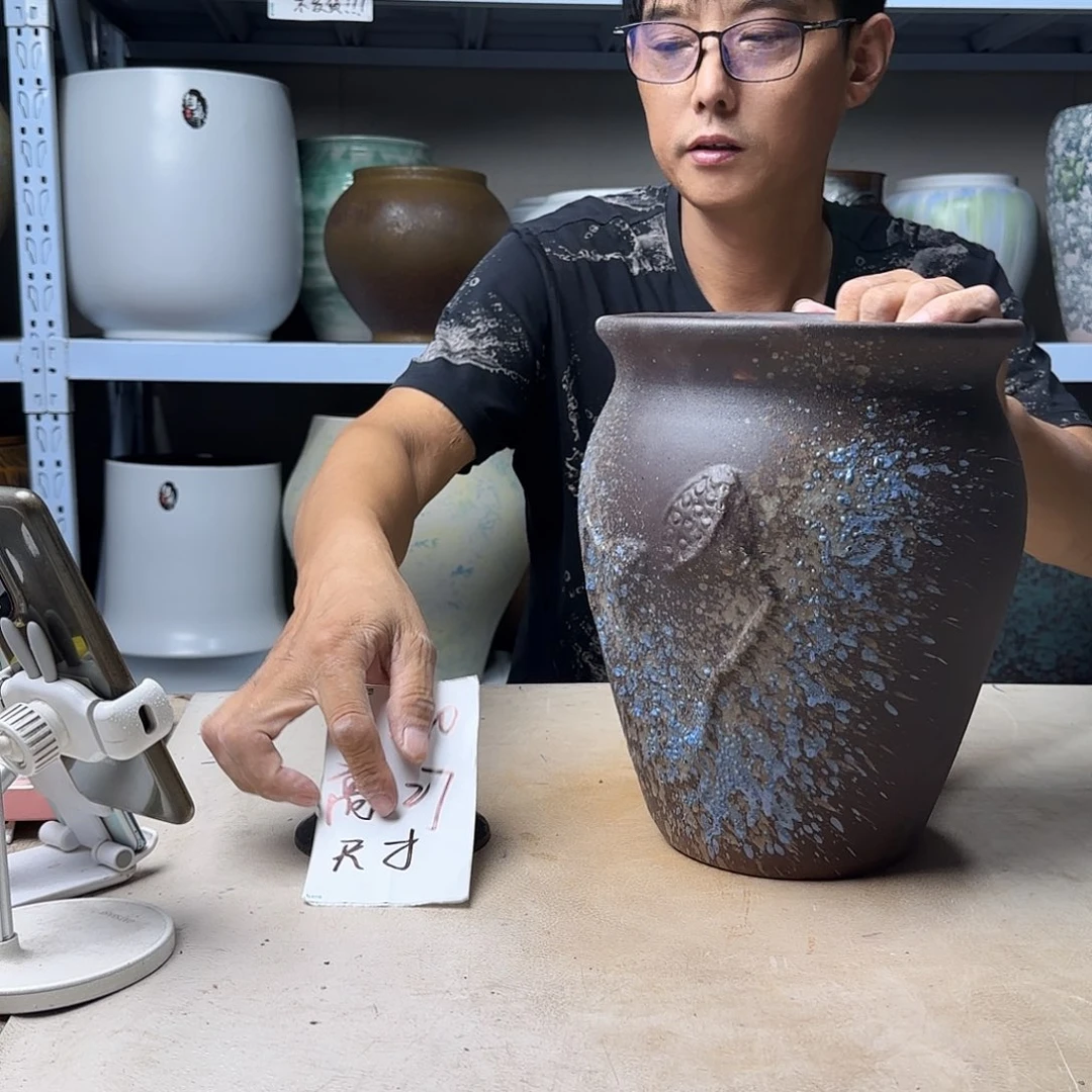 紫砂花盆尺寸20@27