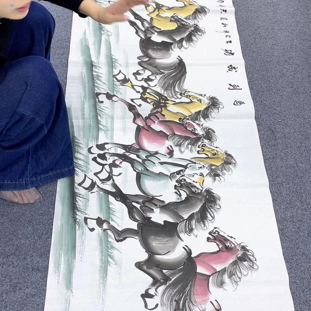 国画作品小姐姐放漏…