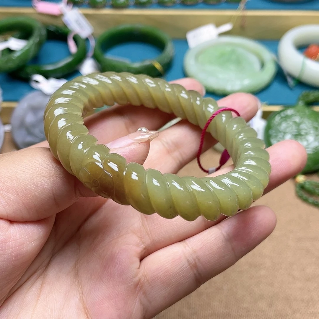 【闪购商品】和田玉手镯56圈口2未镶嵌