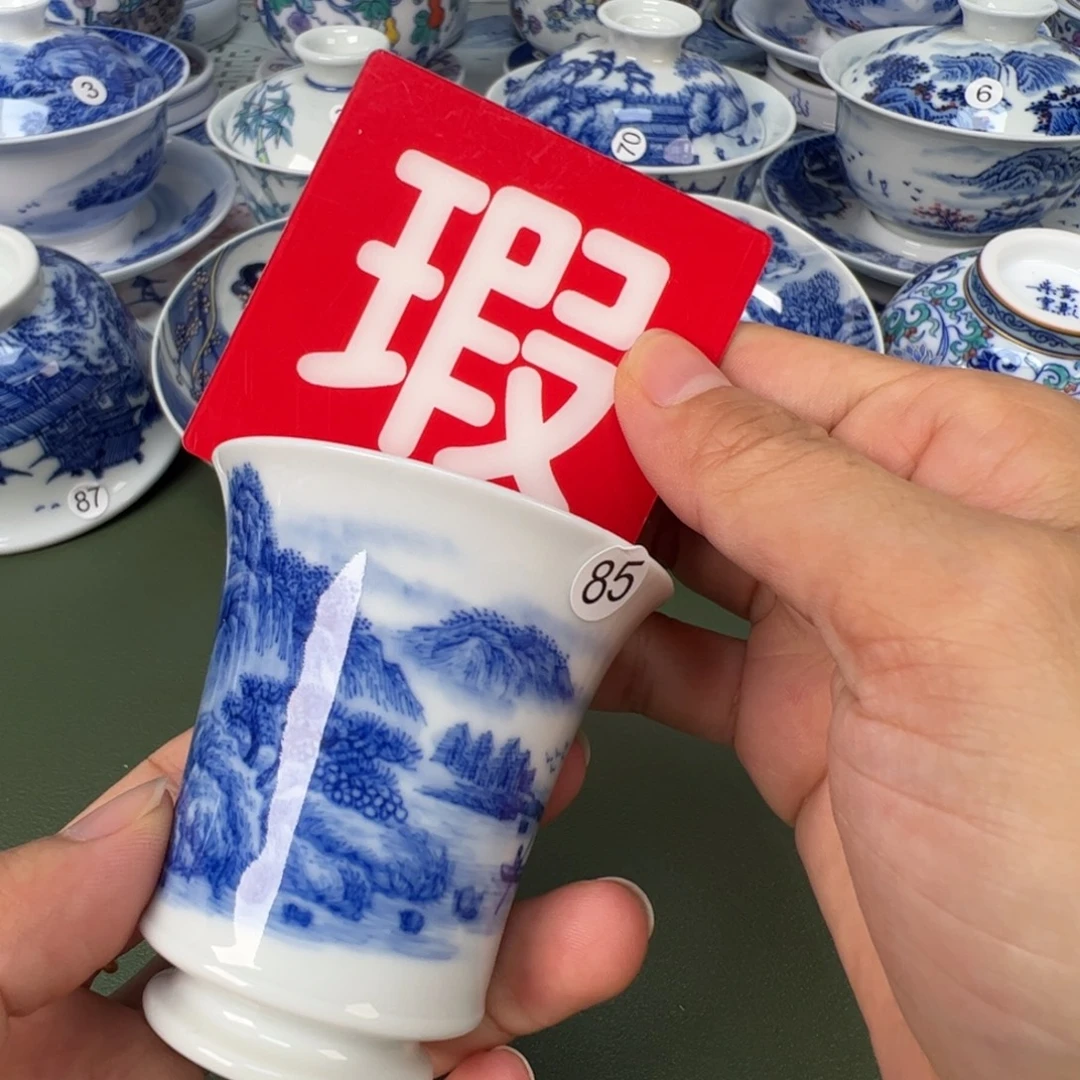景德镇纯手工纯手绘茶具木木85