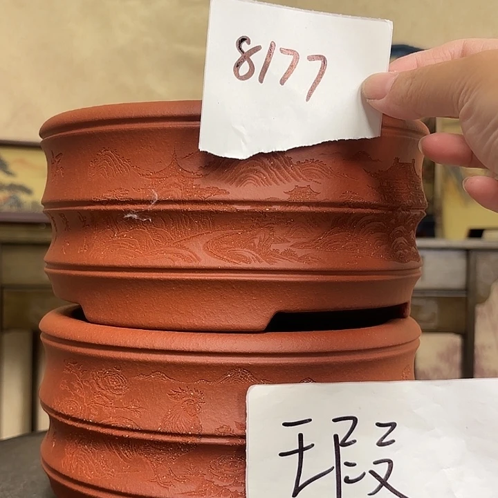 紫砂花盆?****。宜兴紫砂