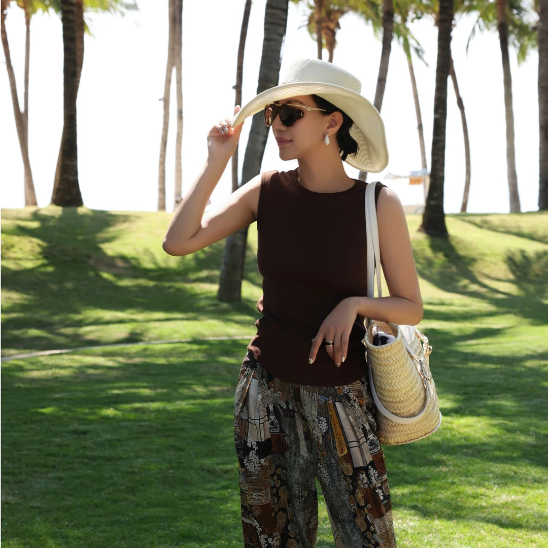 【Do.Fashion欧阳】“汉普顿”度假系列包肩背心