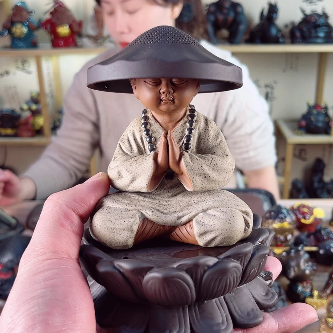 紫砂茶宠紫陶树脂茶宠摆件