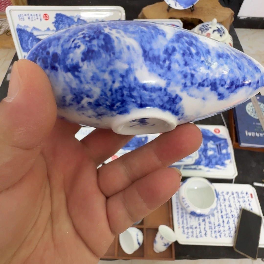 泸***店瓷片景德镇瓷器手工手绘