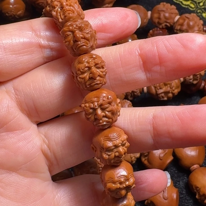 搬***哥橄榄核手串/手链橄榄核雕