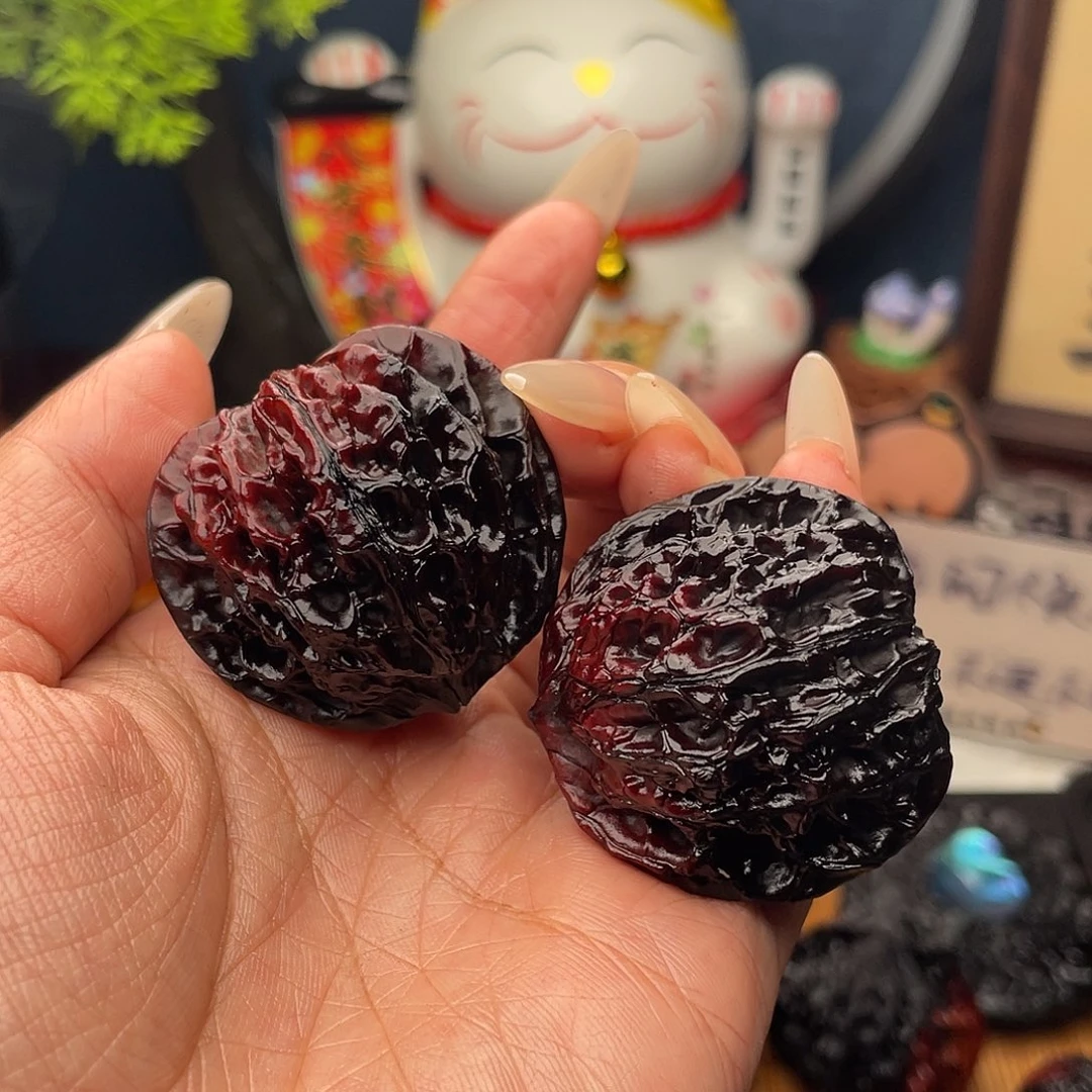 吊坠文玩核桃盘龙虎