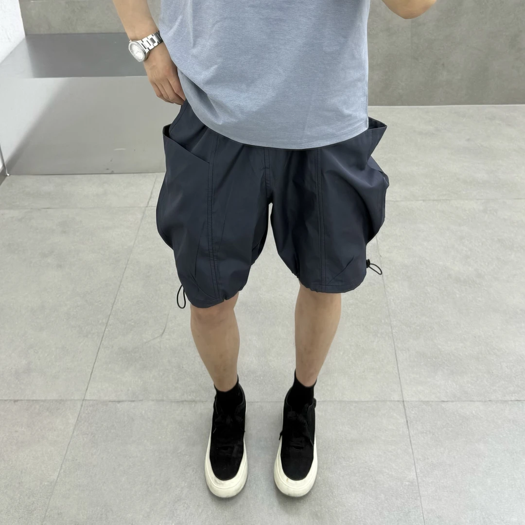 ZTKG美式包边内衬夏季迷彩工装短裤男宽松日系技能软壳冲锋五分裤