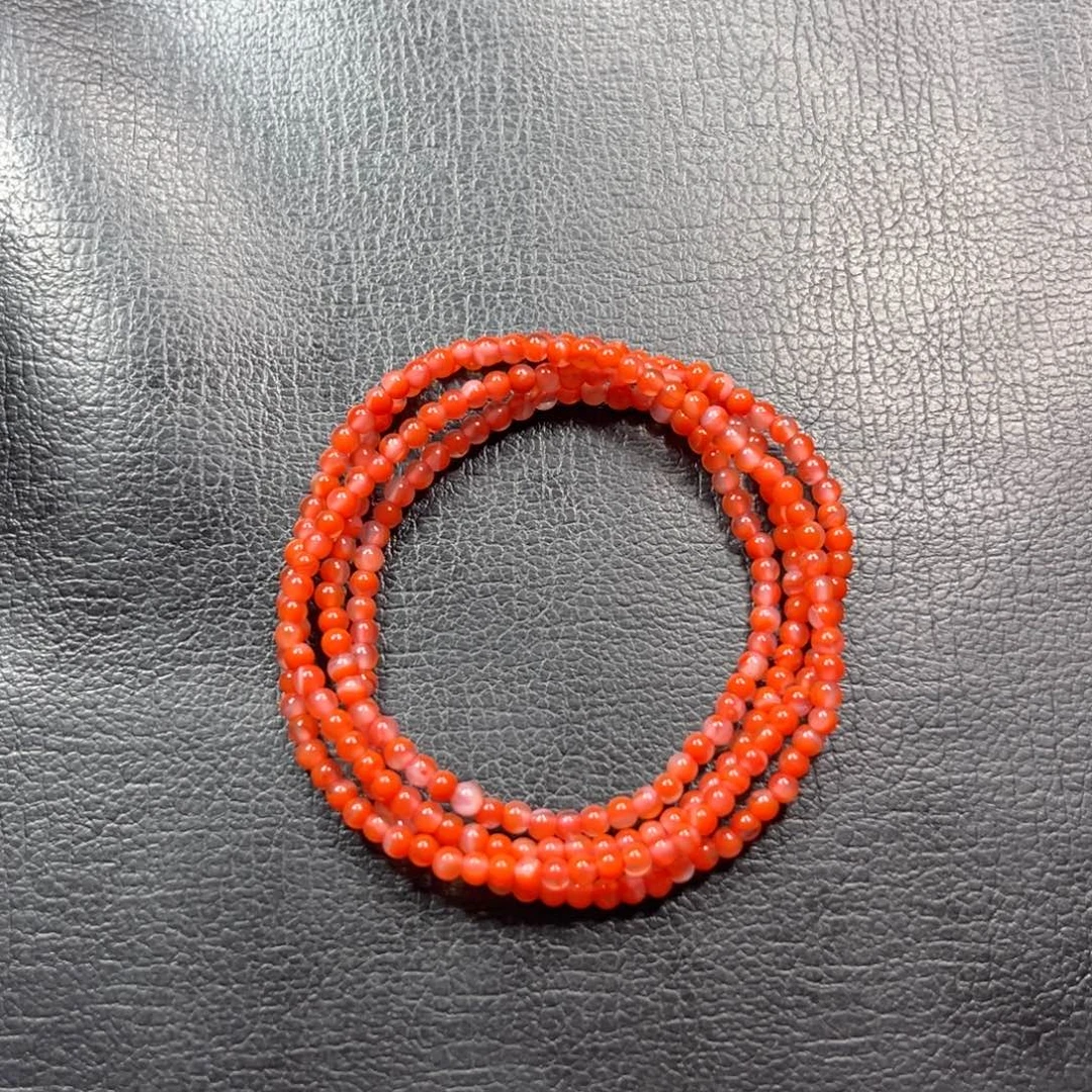 南红玛瑙未镶嵌手链小米多圈