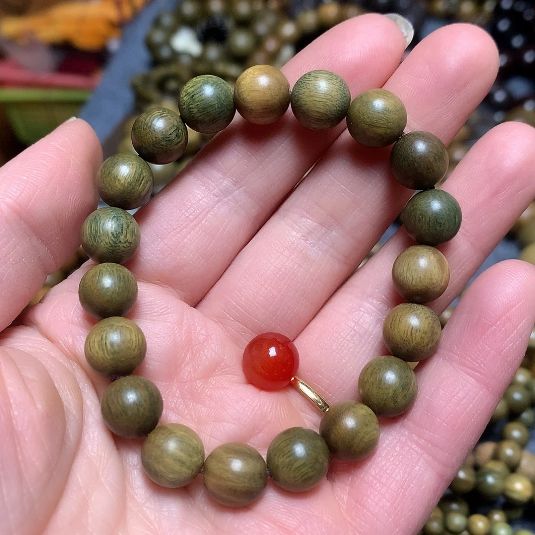 维腊木（绿檀）手串/手链奶*