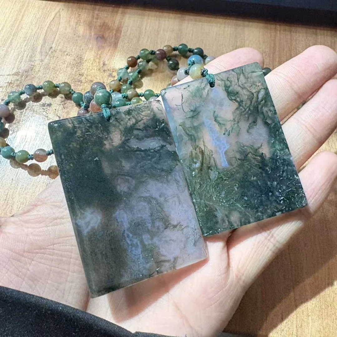 天甘文草玛瑙项链-多样性发一d045