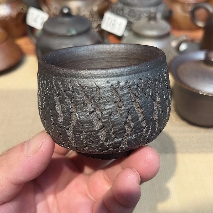 陶火器柴烧素烧188