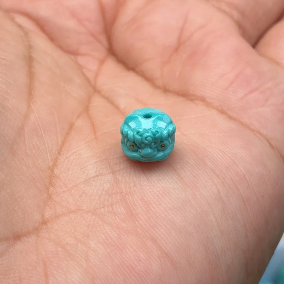 神***神未镶嵌绿松石珠宝奇石