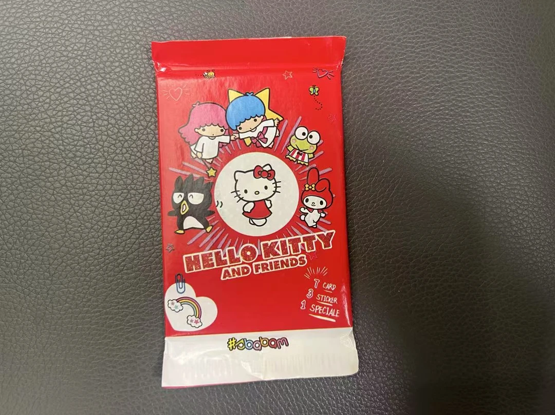 【馋】三丽鸥HelloKitty中古711冰箱贴胸针帕尼尼贴纸收藏盲盒