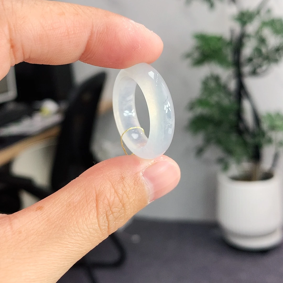 翡翠未镶嵌戒指17号