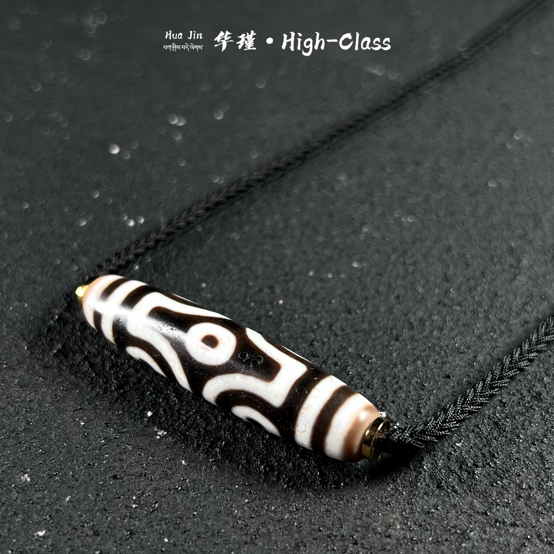 台珠 上肯 典藏 SS级 6眼天珠 50尺 天珠项链  玛瑙项链