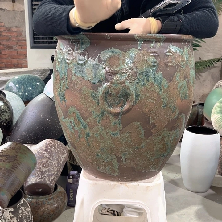 正品口无孔44/高45花盆