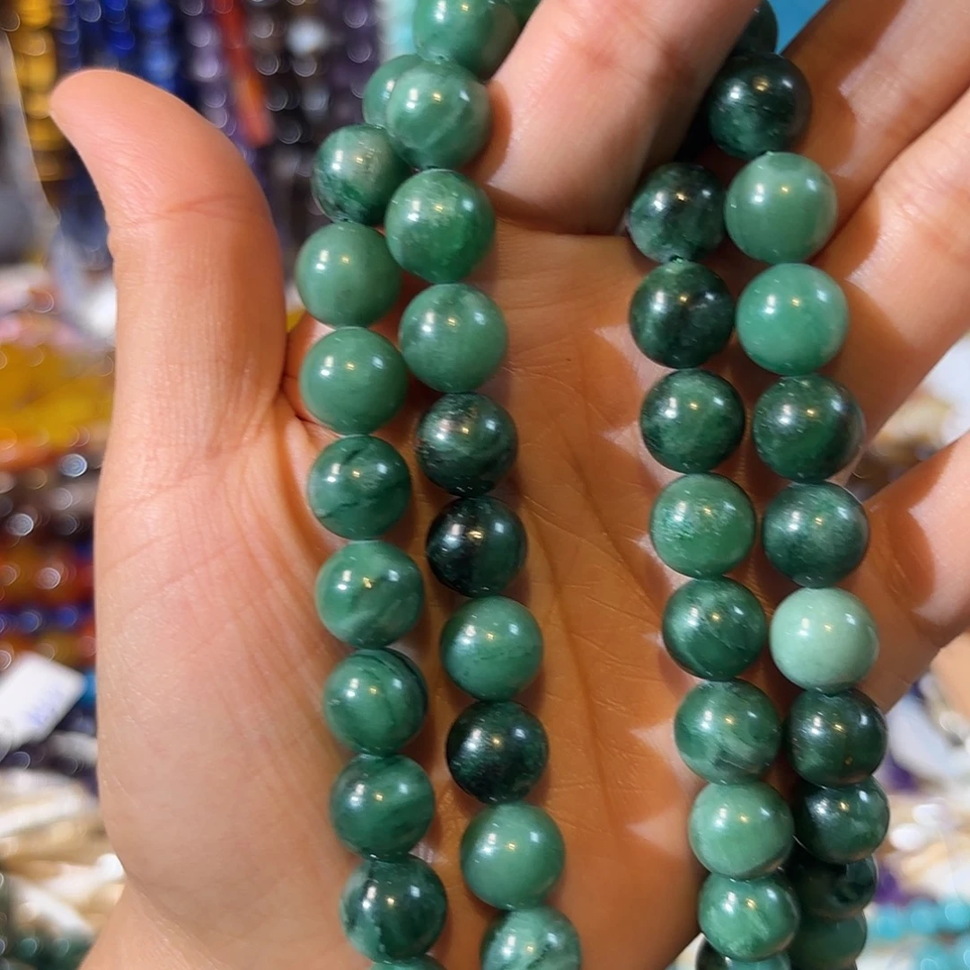 玛瑙/玉髓合金珠宝半成品祖母绿一条卡10