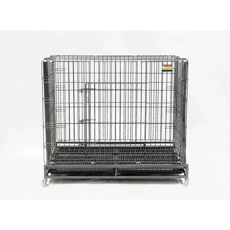 双门宠物笼子 狗笼 猫笼 加粗加厚金属宠物笼子