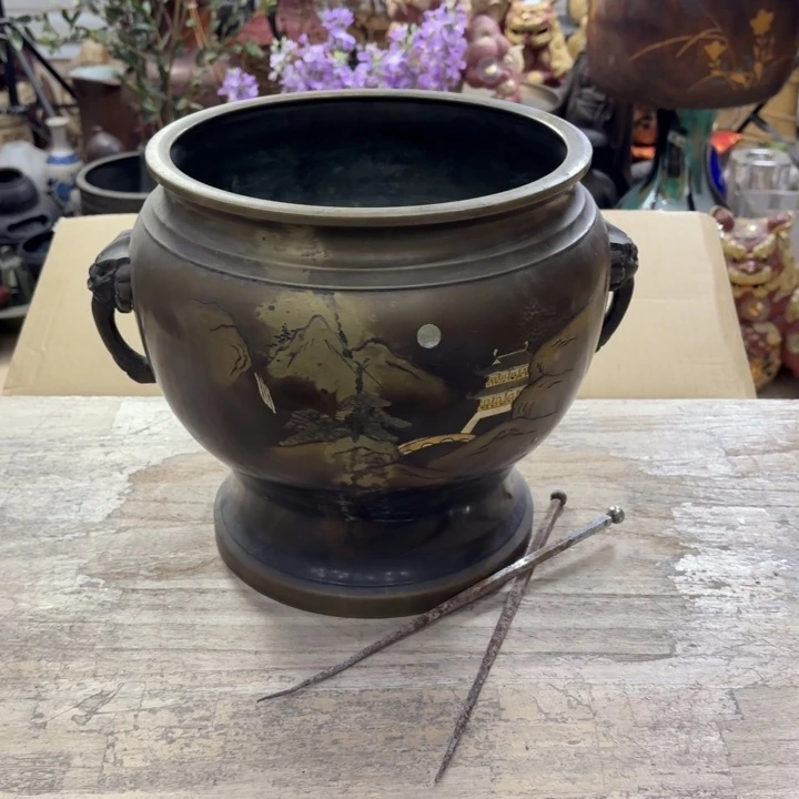 铜古美术置物摆件