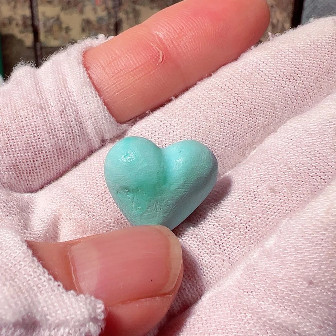 绿松石爱心未镶嵌