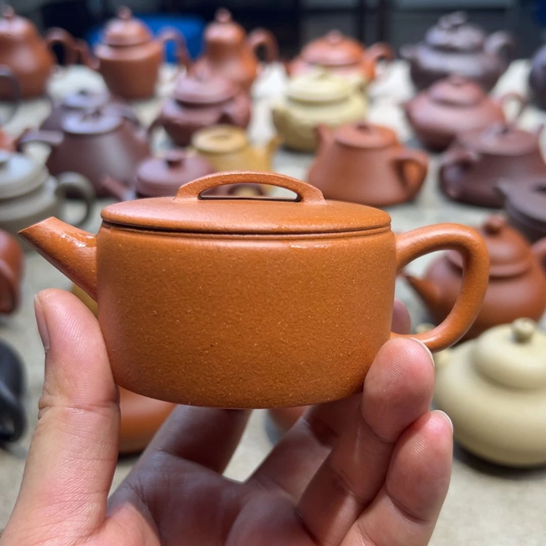 i***i紫砂茶壶120毫升金降坡汉瓦超薄胎