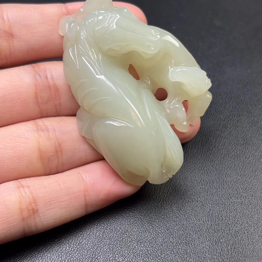 田***6和田玉未镶嵌挂件