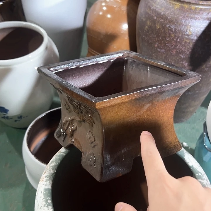 紫砂花盆次品次品次品