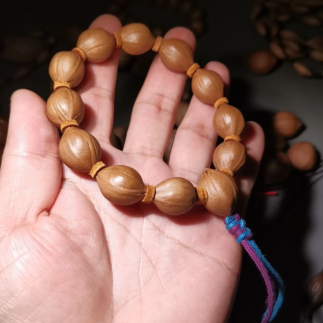 橄榄核手串橄榄核单圈素串去霜打底