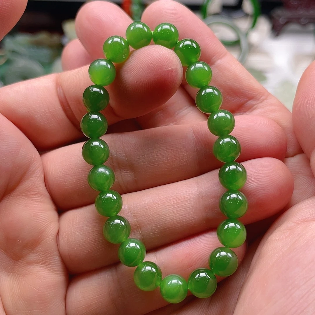 未镶嵌和田玉（碧玉）手链