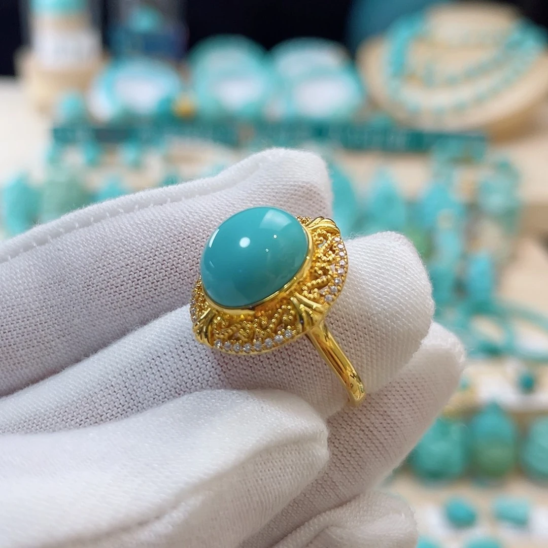 绿松石珠宝奇石未镶嵌