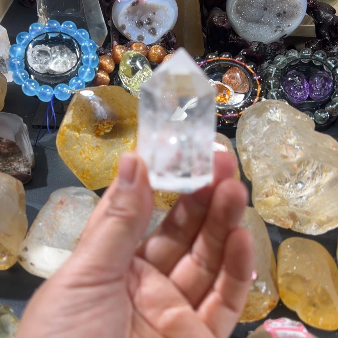 水晶手串未镶嵌水晶柱