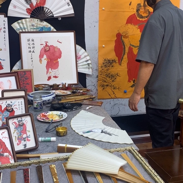 用***5国画补玉竹画清明上河图