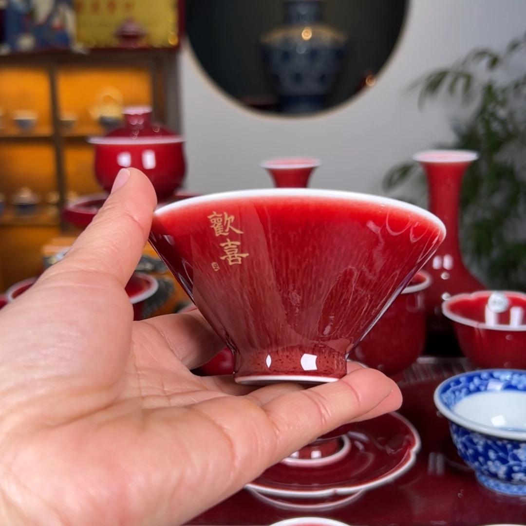 杯子景德镇原矿陶瓷杯