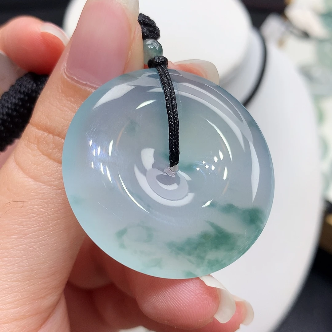 翡翠未镶嵌胸饰翡翠96，35.3/6.2