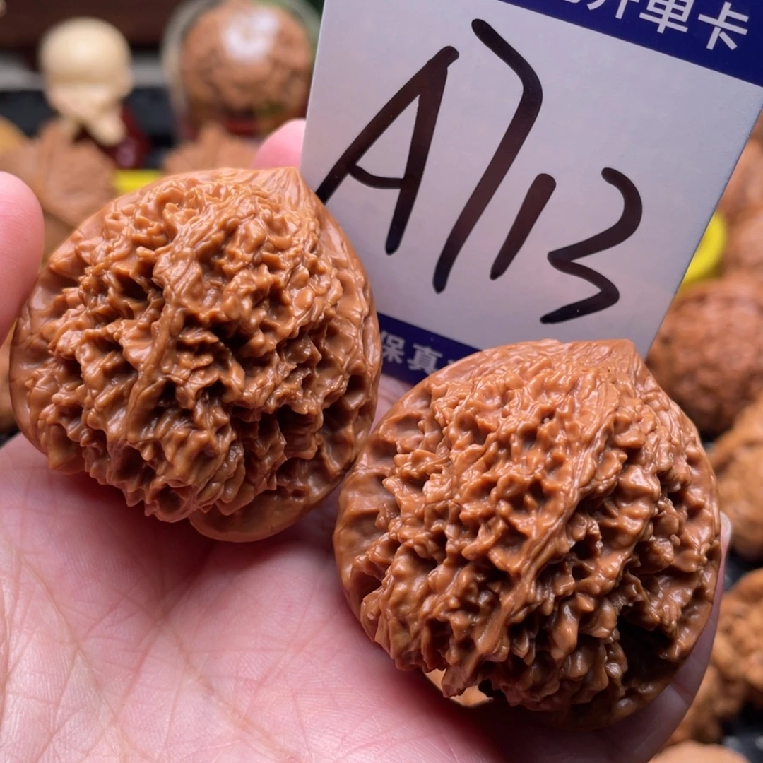 桃核把件满天星41