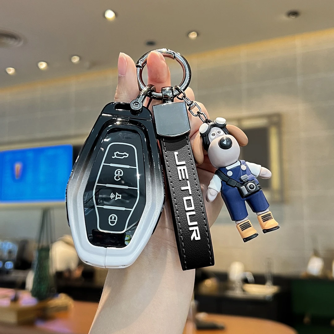 奇瑞捷途x70plus钥匙套25新款x90pro汽车用品改装内饰95男壳扣包