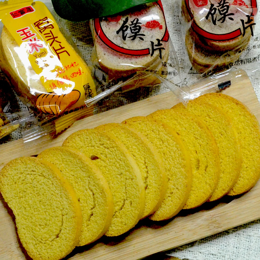 玉米烤馍窝头片香酥红高粱膜片非油炸粗粮即食网红零食