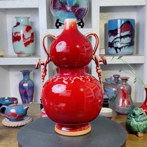 瓶禹州神后钧瓷原产地~